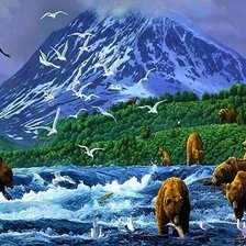 Схема вышивки «на рыбалке»