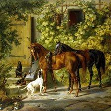 Схема вышивки «лошади»