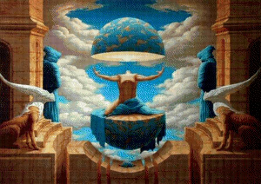 №636198 - звери, человек, земля, планета - предпросмотр