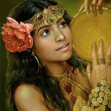 Схема вышивки «Цыганочка»