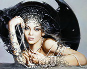 Схема вышивки «Дева ночи»