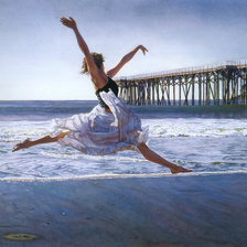 Схема вышивки «У моря»