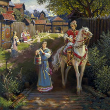 Схема вышивки «русь»