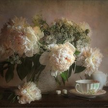 Схема вышивки «Peonie»