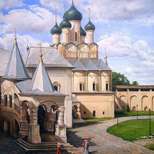 Схема вышивки «У красного крыльца»