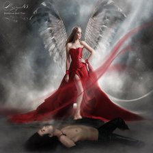 Схема вышивки «Прекрасный ангел»