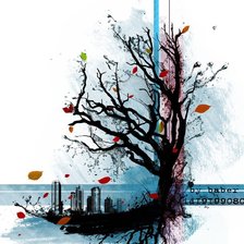 Схема вышивки «дерево»