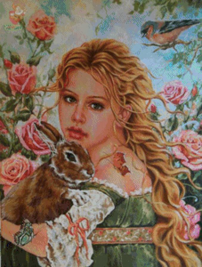 Девушка - времена года - предпросмотр