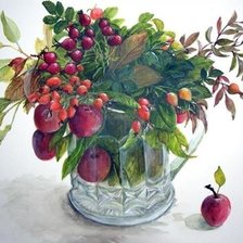 Схема вышивки «Букет из фруктова»