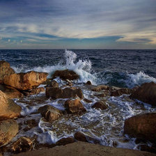 Схема вышивки «прибой»