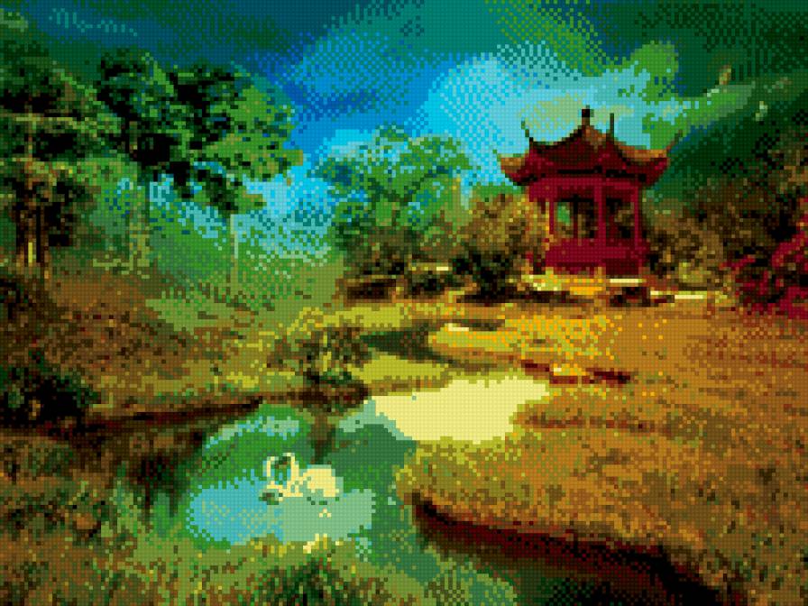 китайский пейзаж - пейзаж - предпросмотр