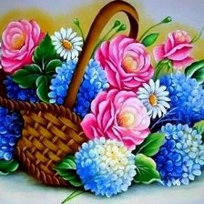 Схема вышивки «Букет»