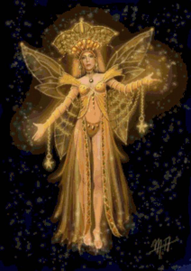 королева эльфов - девушка, фэнтези - предпросмотр