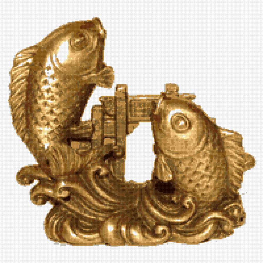 Золотые карпы - карп, семья, любовь - предпросмотр