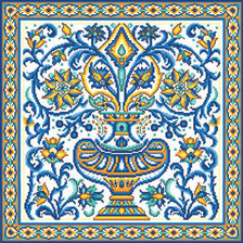 Схема вышивки «Восточный узор»
