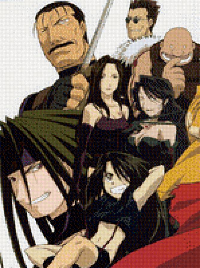 гомункулы - стальной алхимик, аниме - предпросмотр