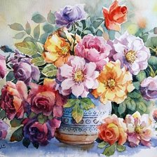 Схема вышивки «Букет»