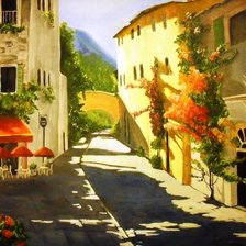 Схема вышивки «серия"населёные пейзажы"»