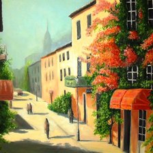 Схема вышивки «серия"населёные пейзажы"»