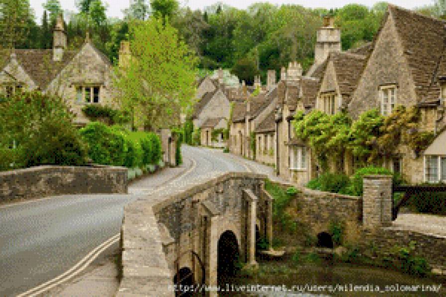 серия"населёные пейзажы" - пейзаж.город.поселок - предпросмотр