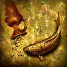 Схема вышивки «карп 5»