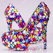 разноцветные туфельки