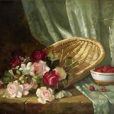 Схема вышивки «розы»