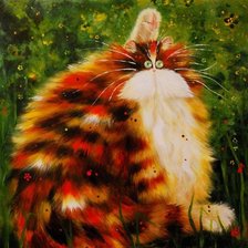 Схема вышивки «Чистюля. Коты от Ким Хаскинс»