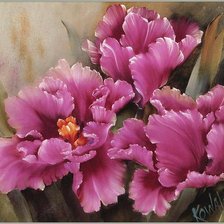 Схема вышивки «цветы»