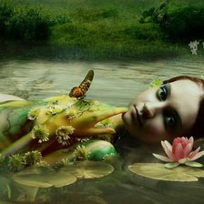 Схема вышивки «Нимфа»