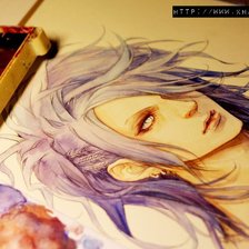 Схема вышивки «Краски»