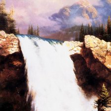 Схема вышивки «Водопад»