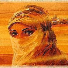 Схема вышивки «Девушка»