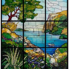 Схема вышивки «Витраж»