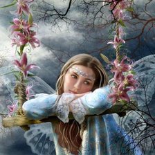 Схема вышивки «Фея»