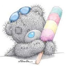 Схема вышивки «Мишка»