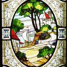 Схема вышивки «Витраж»