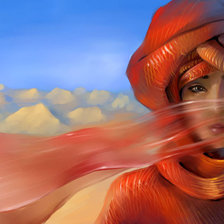 Схема вышивки «Арабская девушка»