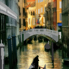 Схема вышивки «венеция»