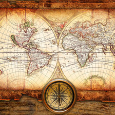 Схема вышивки «карта 1»