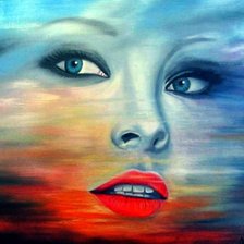 Схема вышивки «Взгляд»