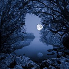 Схема вышивки «Ночь»