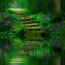 Схема вышивки «Купалня»