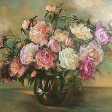 Схема вышивки «peonie»