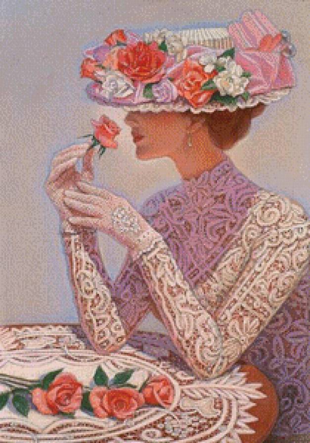 дама - дама красота весна настроение - предпросмотр