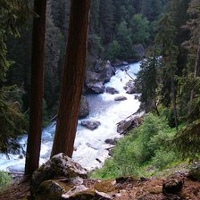 горная река Теберда