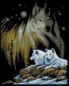 Схема вышивки «серия "волки"»