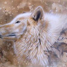 Схема вышивки «серия "волки"»