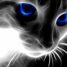 Схема вышивки «синиглазка»