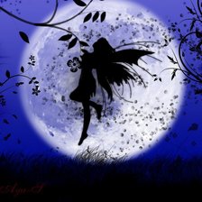 Схема вышивки «ночная фея»